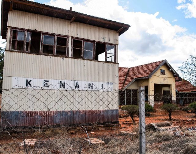 Kenani station immediately after Kyulu if going in Mombasa - Nairobi direction.