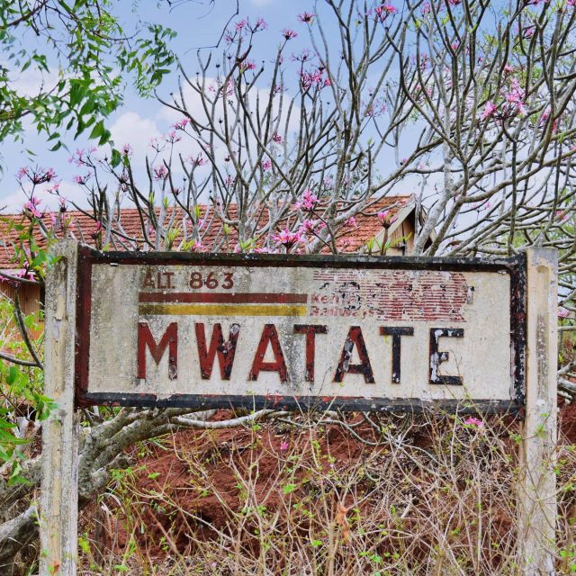 Mwatate station just after Voi along the Voi - Taveta line that links to Tanzania. The station is located inside a private sisal farm and not available to the public .
The Voi - Taveta was not transporting cargo or passengers at the time this photo was taken.
Captured: October 2015