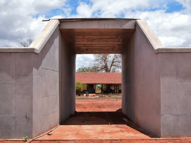 Old vs New. Old Ndi station in the background, SGR in the foreground. Captured October 2015.